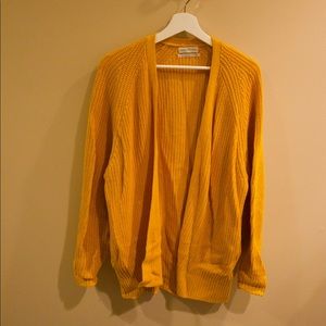 Urban Outfitters mustard cardigan